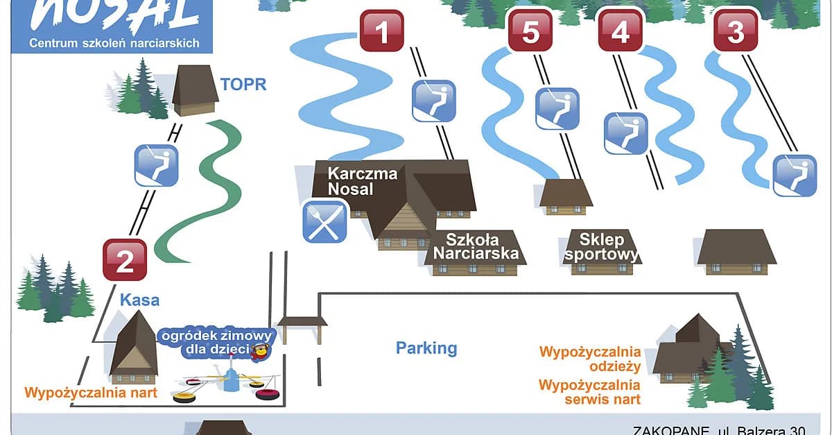 Wyciąg narciarski Nosal - kluczowe informacje i porady dla narciarzy